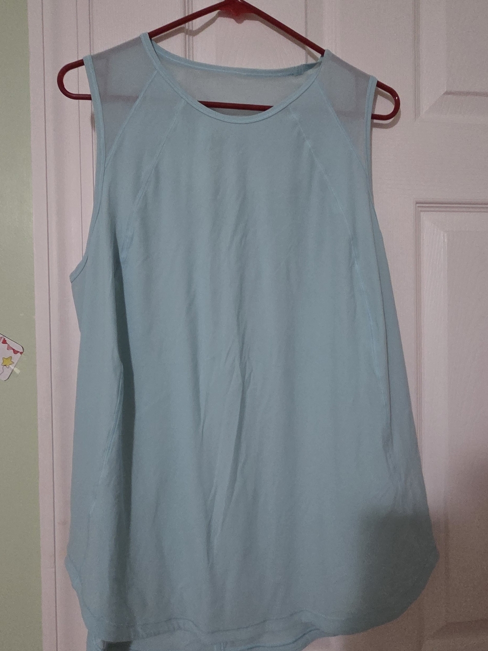 Lululemon Sculpt Tank Top - Sz 14 - Ice Blue